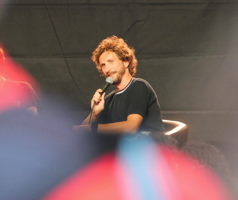 Baptiste Lecaplain était au Village du Off !