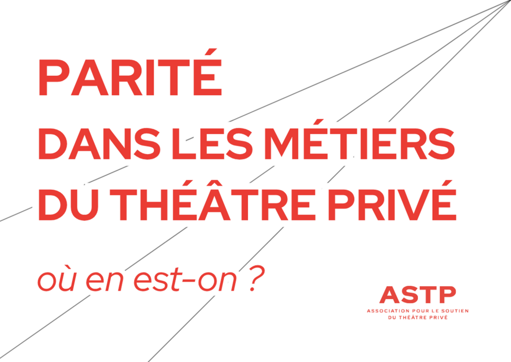 0 Photo de l'actualité' Découvrez l'étude sur la paritté F/H dans le théâtre privé