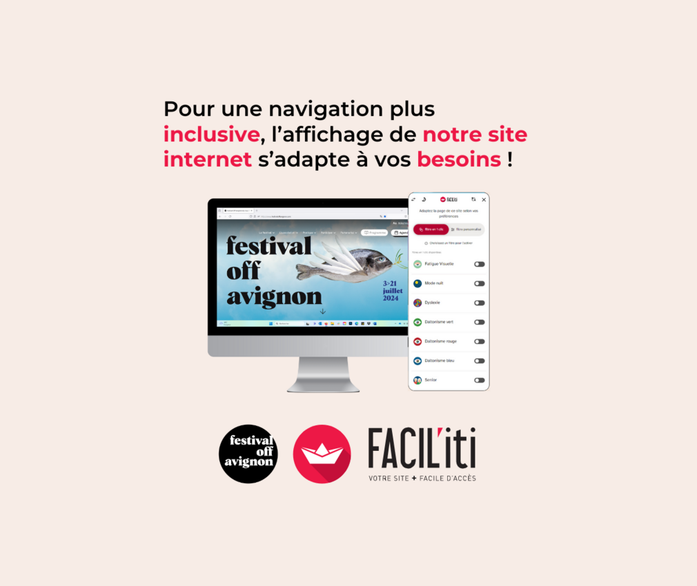 0 Photo de l'actualité' Notre site internet s'adapte à vos besoins visuels