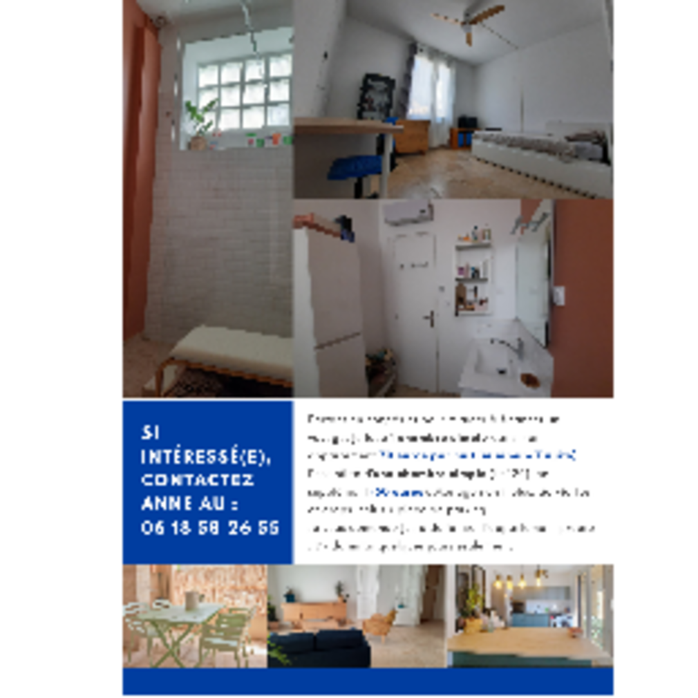 1 Photo de l'annonce' 2 chambres à louer dans l'intramuros du 4 au 17 juillet