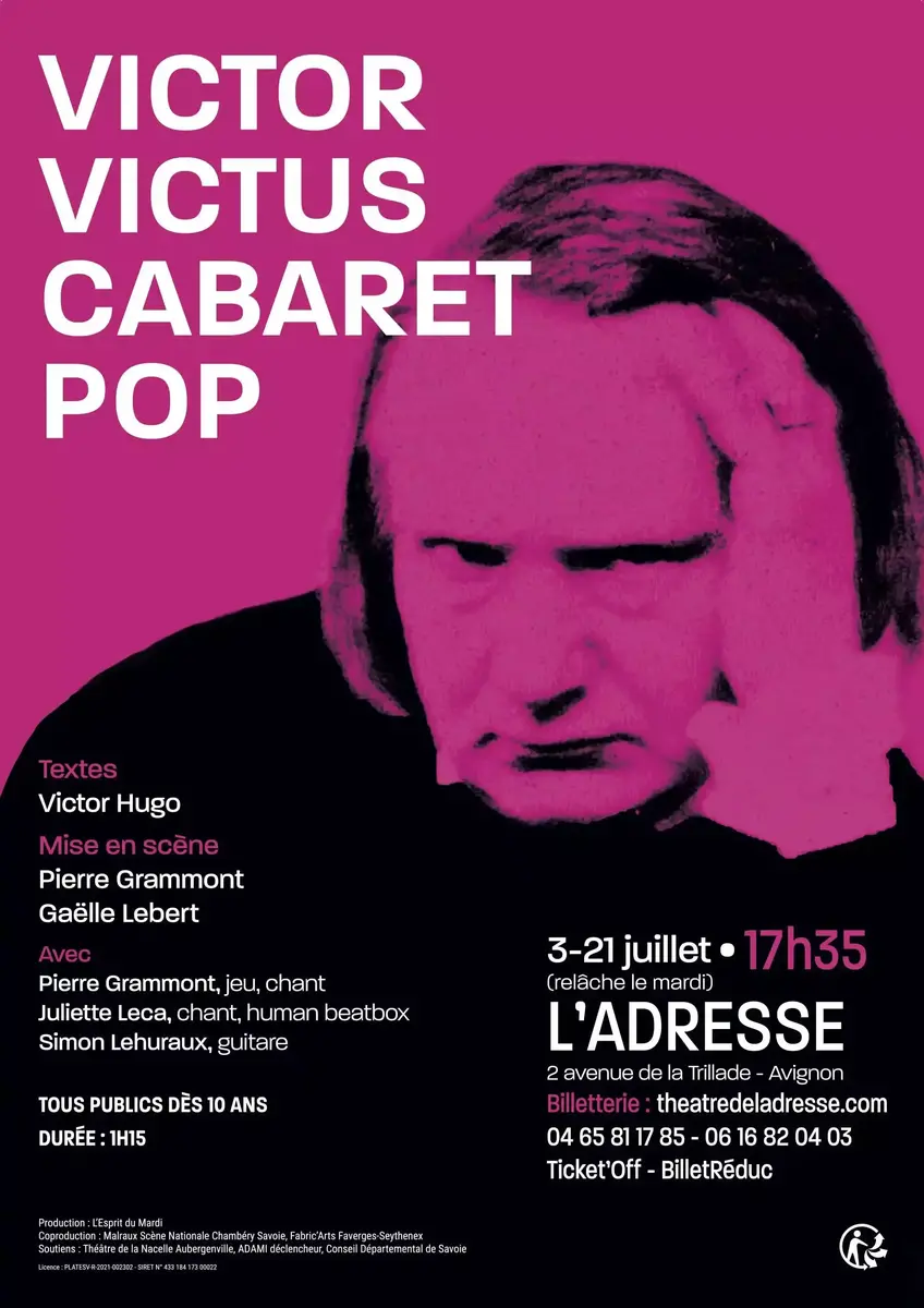 0 Photo de l'revue_presse' Victor Victus Cabaret Pop : Victor Hugo Réinventé