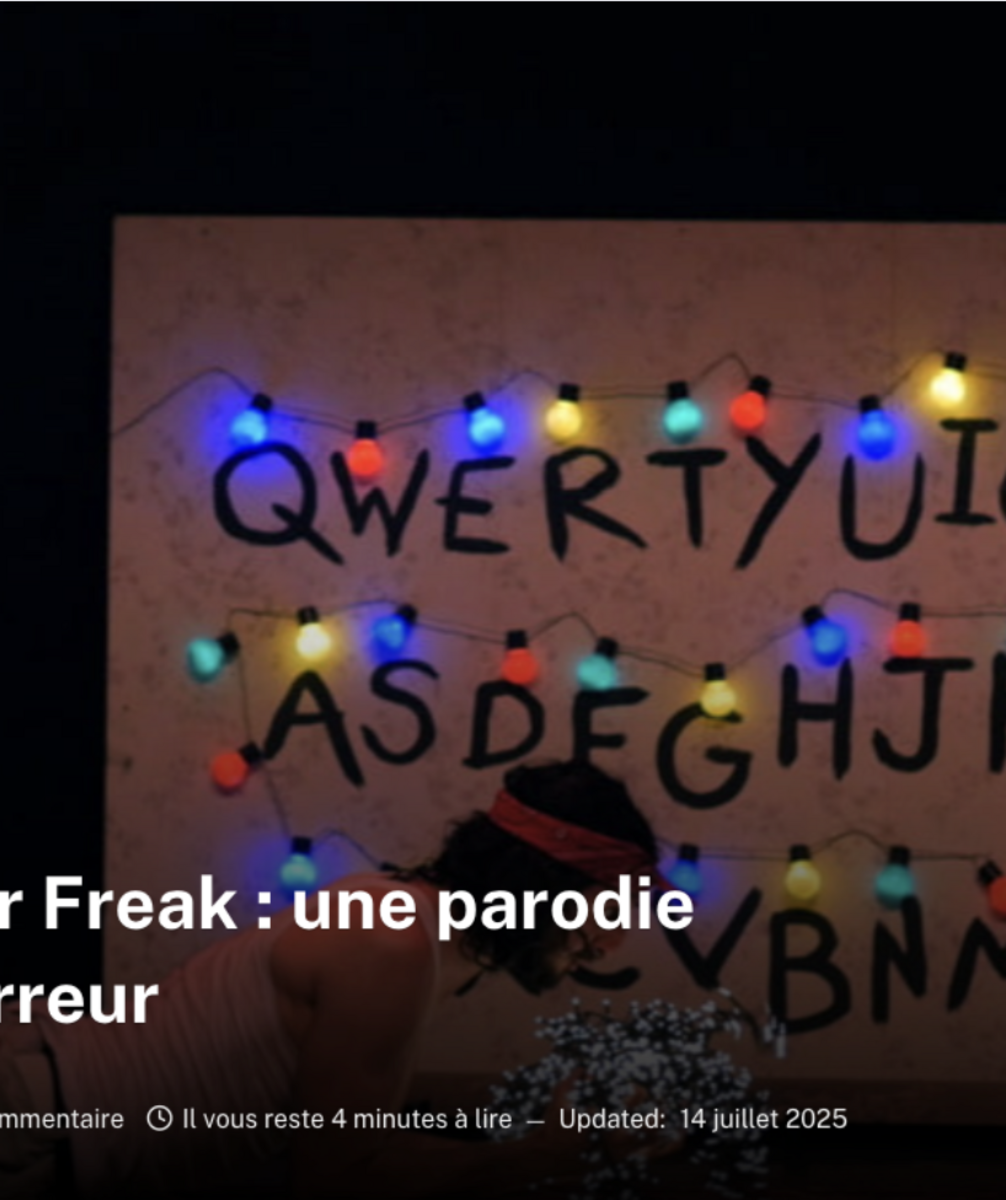 0 Photo de l'revue_presse' Avignon 2025 – Super Freak : une parodie déjantée de film d’horreur
