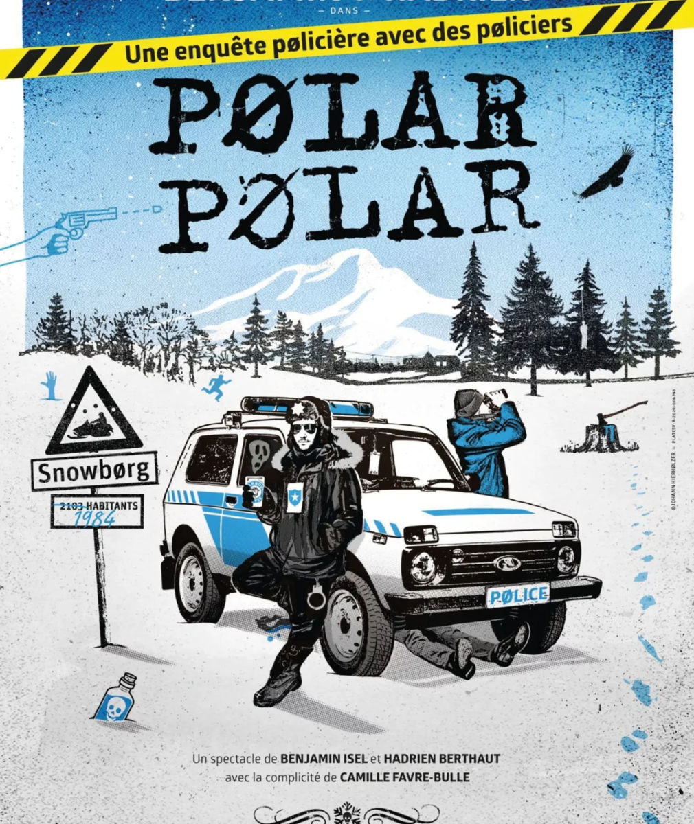 0 Photo de l'revue_presse' Avignon. Festival Off . Théâtre du Rouge Gorge « Polar polar » : une comédie policière déjantée avec mots d’auteur