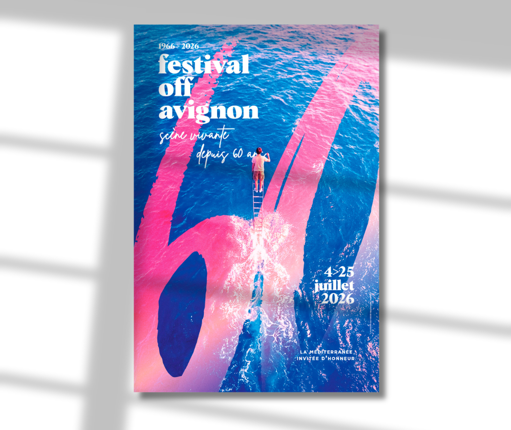 0 Photo de l'revue_presse' Festival d’Avignon : voilà l’affiche du Off pour la 60e édition !
