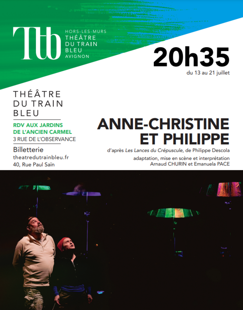 0 Photo de l'revue_presse' Anne-Christine et Philippe en ce moment au théâtre de verdure et bientôt à Avignon