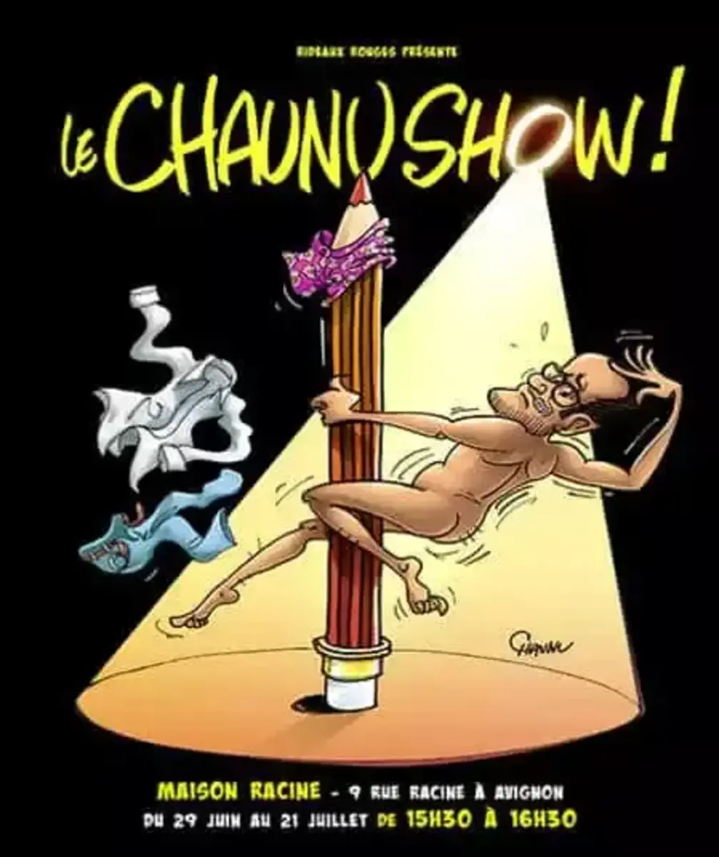 0 Photo de l'revue_presse' Emmanuel Chaunu: Un Virtuose de la Caricature en Direct sur Scène