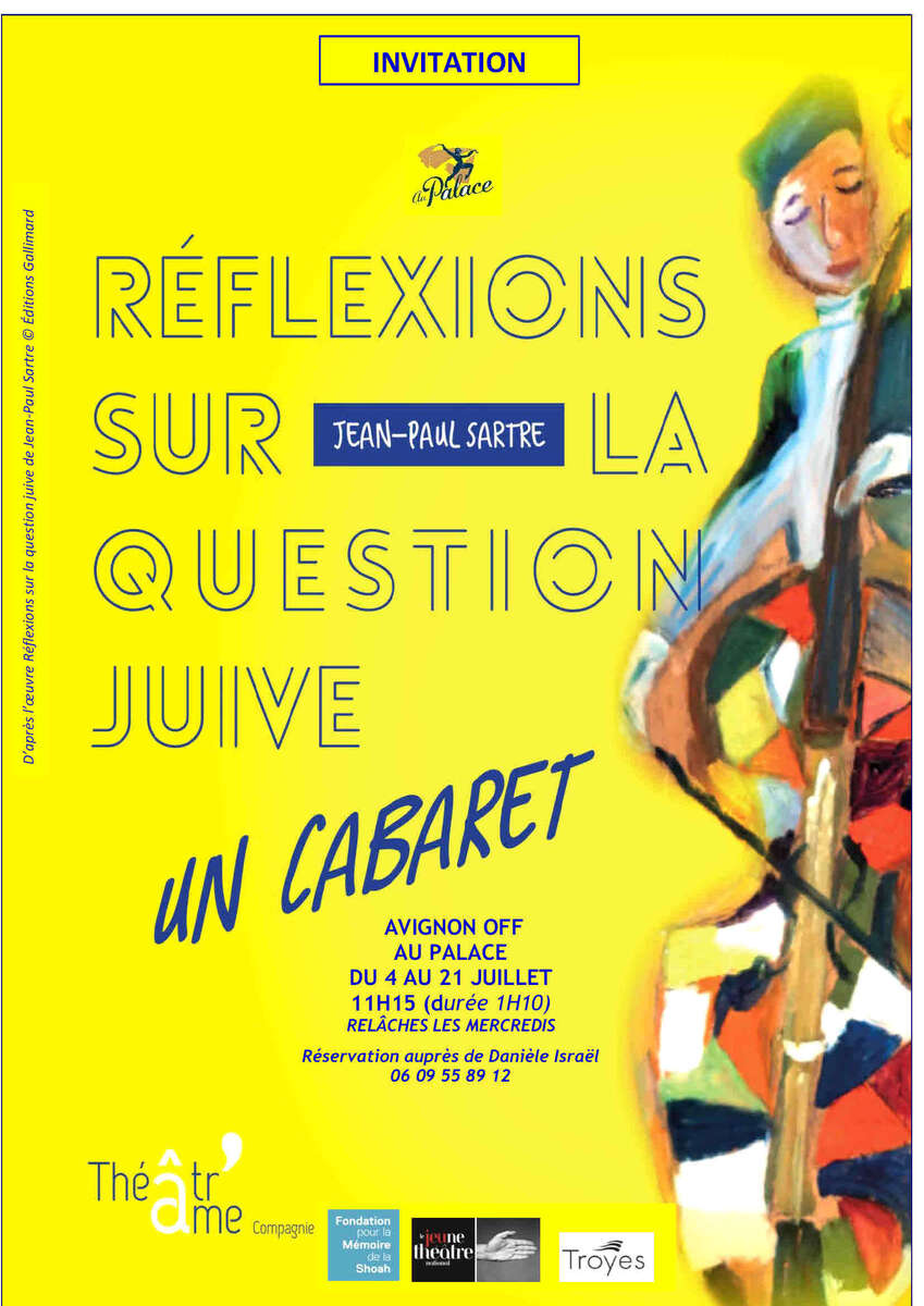 0 Photo de l'revue_presse' Réflexions sur la question juive de Jean-Paul Sartre – Une Réinvention Scénique Éclatante