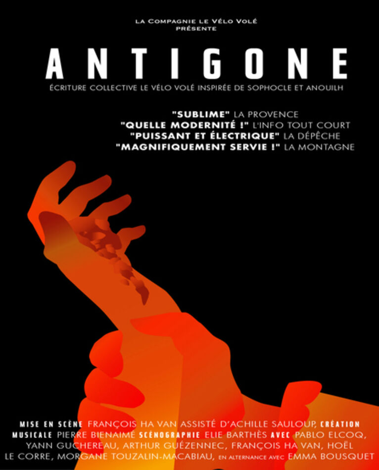 Affiche du spectacle Antigone