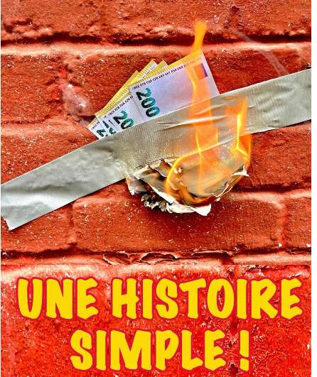 Affiche du spectacle Une histoire simple !