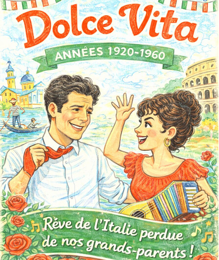 Affiche du spectacle Dolce vita !