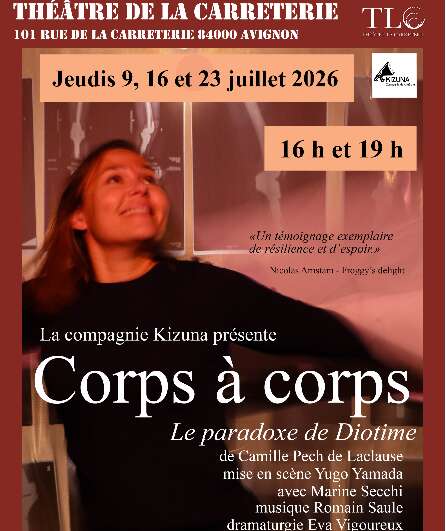 Affiche du spectacle Corps à corps - Le Paradoxe de Diotime