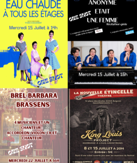 Affiche du spectacle le off du off de la nouvelle etincelle