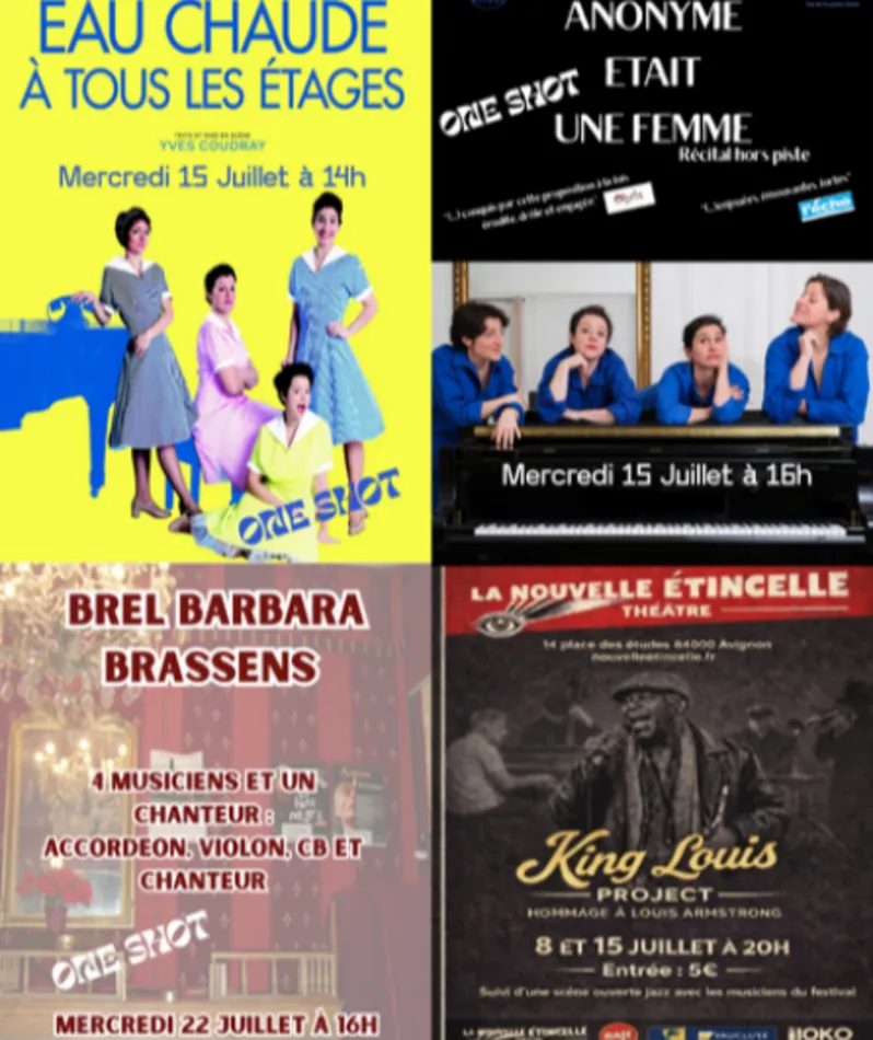 Affiche du spectacle le off du off de la nouvelle etincelle