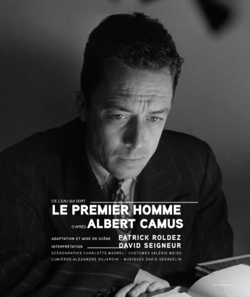 Affiche du spectacle Le premier homme