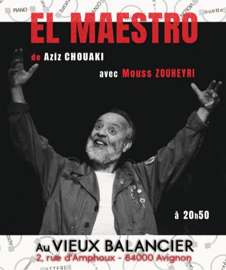 Affiche du spectacle El Maestro