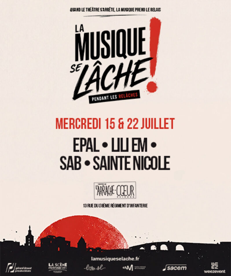 Affiche du spectacle La Musique Se Lâche Pendant Les Relâches - lmsl