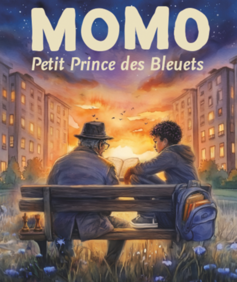 Affiche du spectacle Momo, Petit Prince des Bleuets