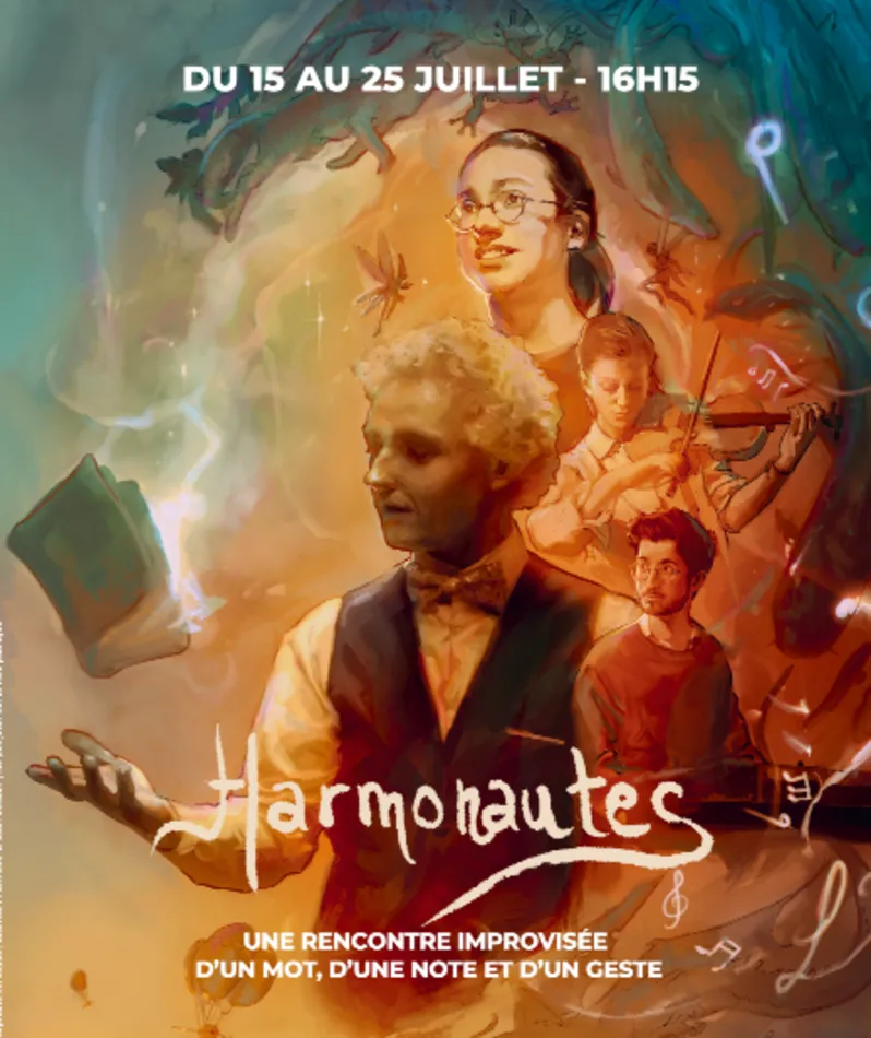 Affiche du spectacle Harmonautes