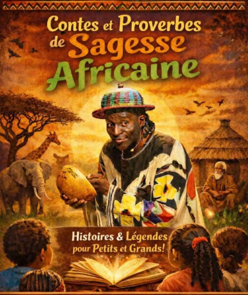 Affiche du spectacle Contes et Proverbes de Sagesse Africaine