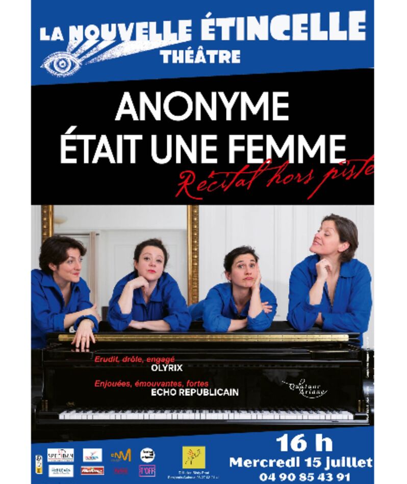 Affiche du spectacle Anonyme était une femme - récital hors piste