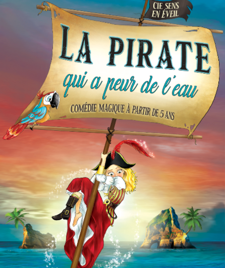 Affiche du spectacle La pirate qui a peur de l'eau