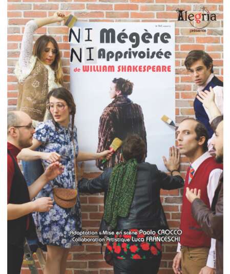 Affiche du spectacle Ni mégère, Ni apprivoisée