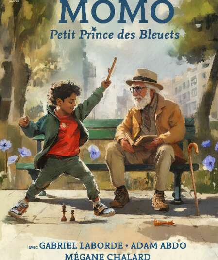 Affiche du spectacle Momo, Petit Prince des Bleuets
