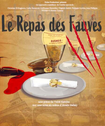 Affiche du spectacle Le repas des fauves