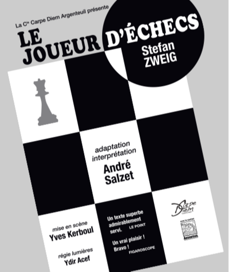 Affiche du spectacle Le joueur d'échecs