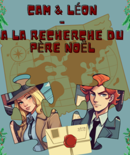 Affiche du spectacle Cam & Léon - A la recherche du Père Noël