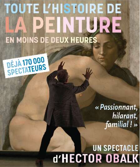 Affiche du spectacle Toute l'histoire de la peinture en moins de deux heures — Nouveau parcours