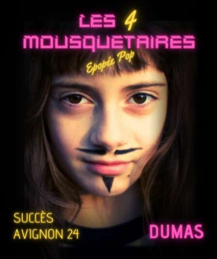 Affiche du spectacle Les 4 Mousquetaires - Epopée Pop