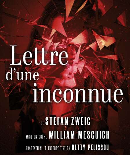 Affiche du spectacle Lettre d'une inconnue