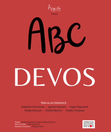 Affiche du spectacle ABC Devos