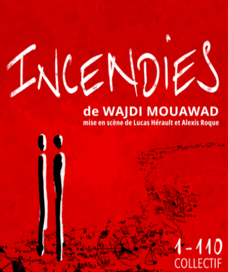 Affiche du spectacle Incendies