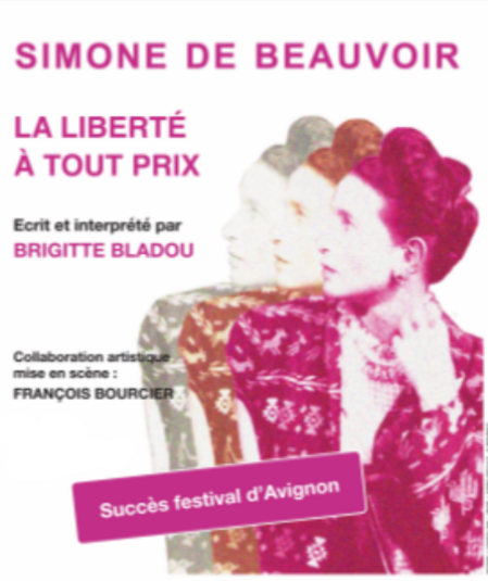 Affiche du spectacle Simone de Beauvoir 