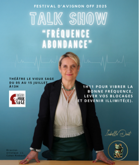Affiche du spectacle Fréquence Abondance by Isabelle Doat