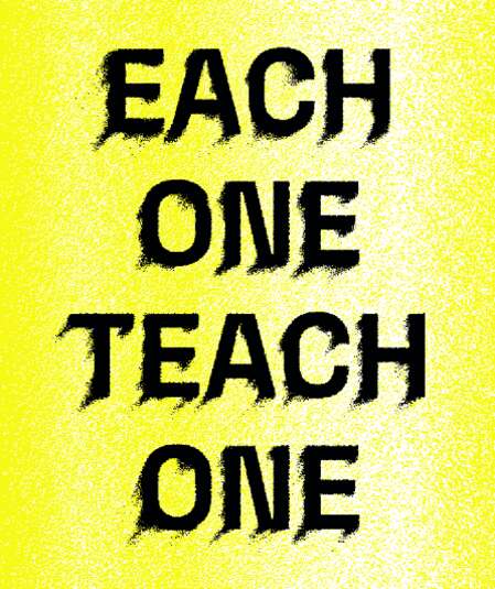 Affiche du spectacle Each one teach one