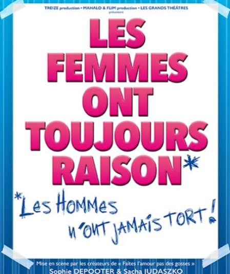 Affiche du spectacle Les Femmes ont toujours raison