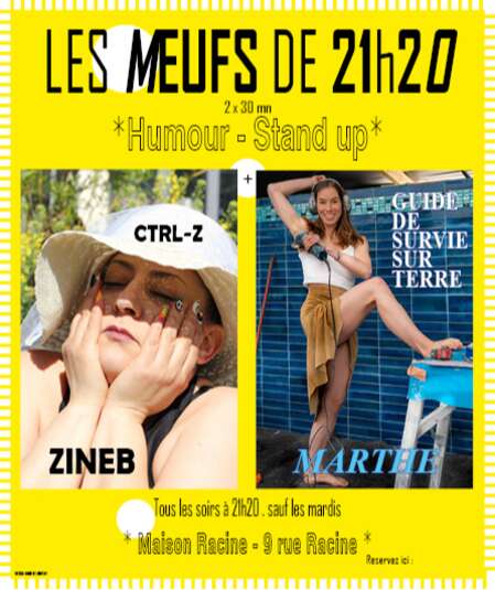 Affiche du spectacle Les Meufs de 21h20