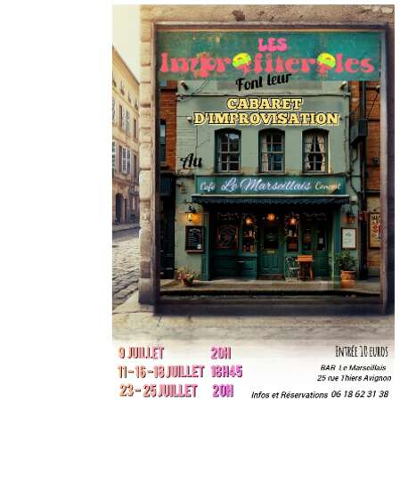 Affiche du spectacle Cabaret d'improvisation
