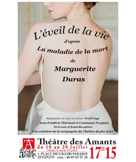 Affiche du spectacle L'éveil de la vie d'après la maladie de la mort