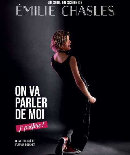 Affiche du spectacle On va parler de moi, j'préfère !