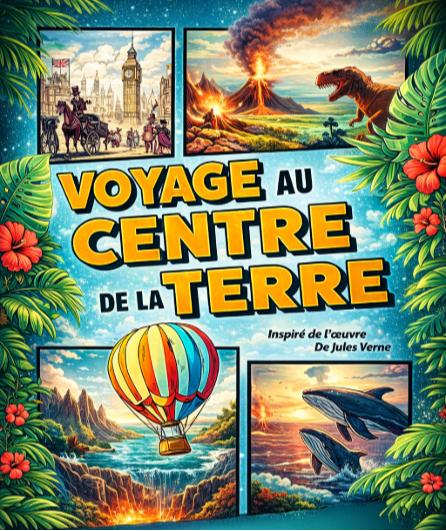 Affiche du spectacle Voyage au centre de la terre