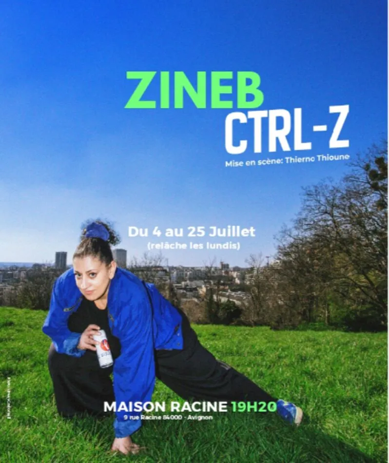 Affiche du spectacle ctrl-z