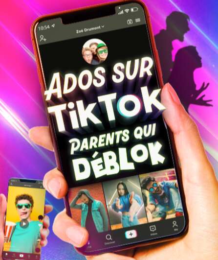Affiche du spectacle Ados sur tiktok, parents qui déblok