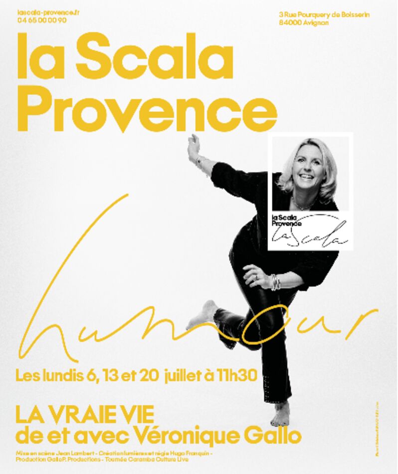 Affiche du spectacle La vraie vie