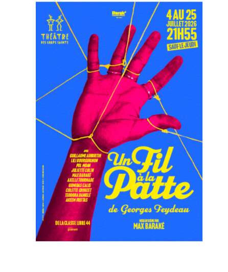 Affiche du spectacle Un fil à la patte