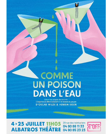 Affiche du spectacle Comme un poison dans l'eau