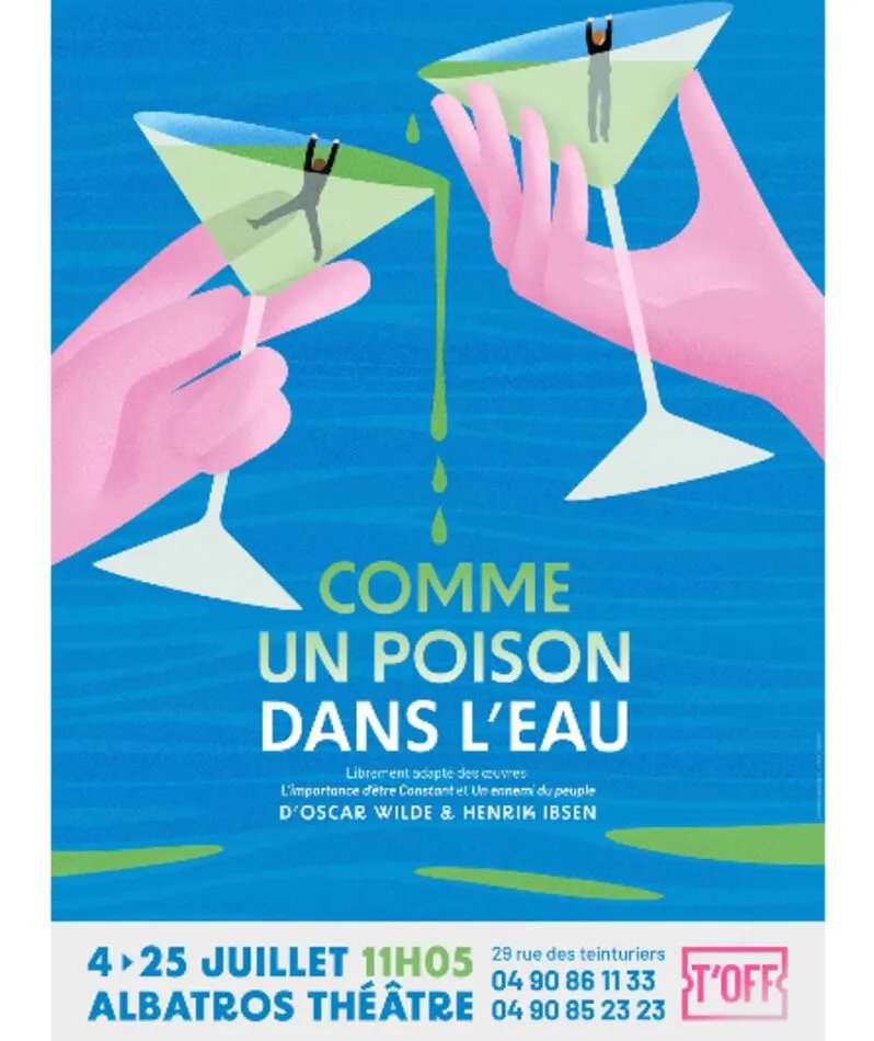 Affiche du spectacle Comme un poison dans l'eau